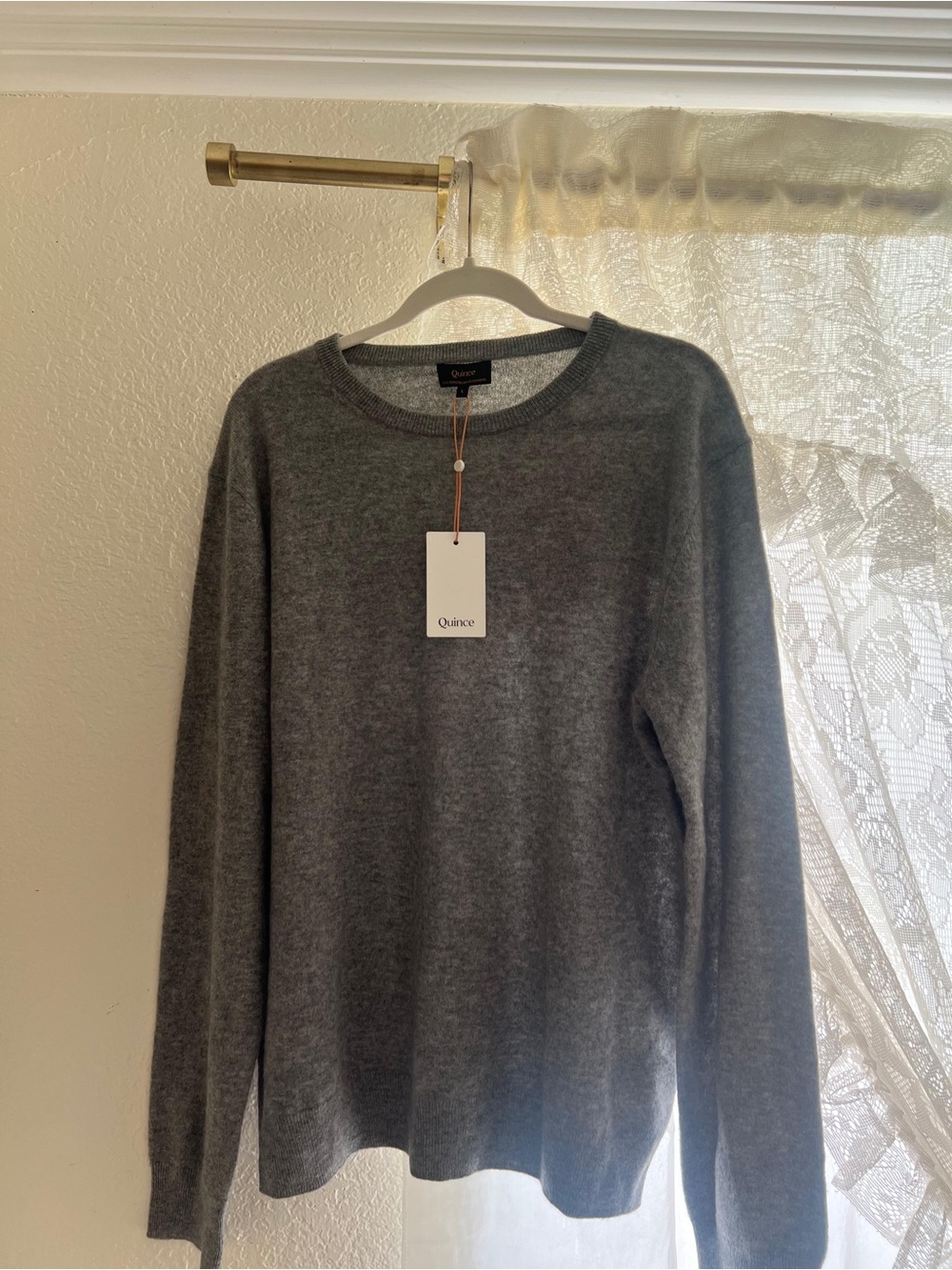 Mongolian Cashmere Crewneck Sweater - Picture 3 of 6